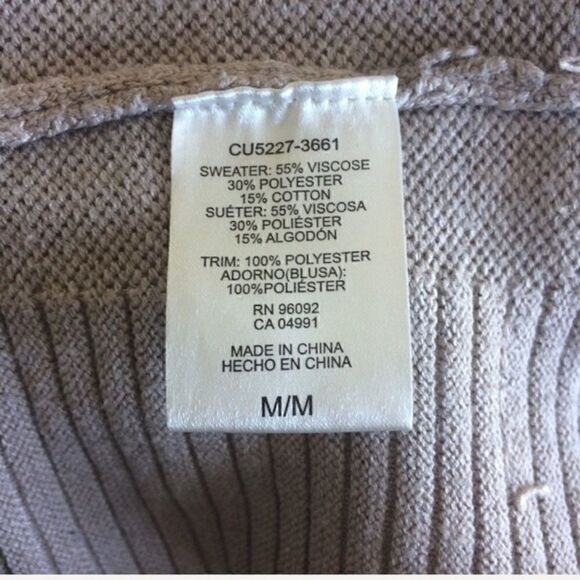 Hilary Radley Tan Sweater  - Picture 5 of 5